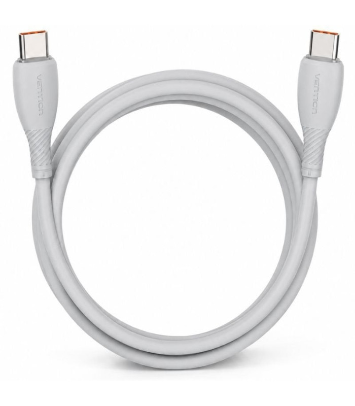 Cable usb 2.0 tipo-c vention trwhf/ usb tipo-c macho - usb tipo-c macho/ hasta 100w/ 480mbps/ 1m/ gris