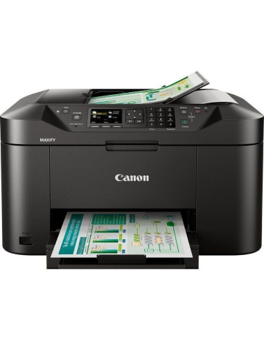 Multifunción canon maxify mb2150 wifi/ fax/ dúplex/ negra
