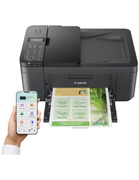 Multifunción fotográfica canon pixma tr4755i wifi/ duplex/ fax/ negra