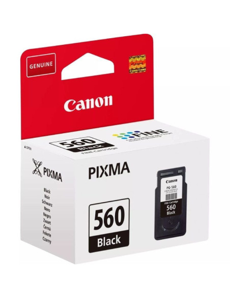 Cartucho de tinta original canon pg-560/ negro