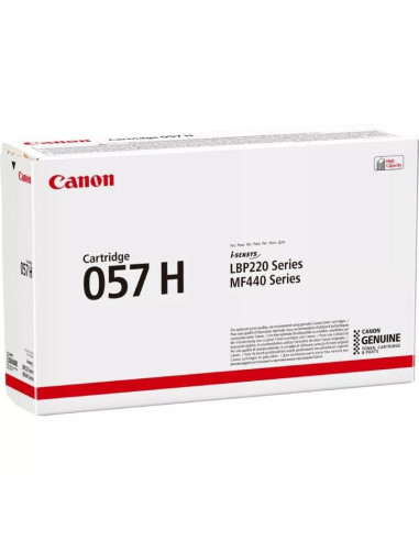 Tóner original canon i-sensys nº057h alta capacidad/ negro