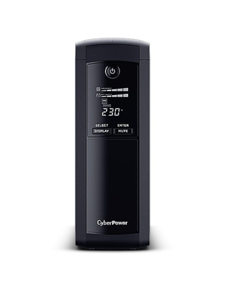 Sai línea interactiva cyberpower vp1600elcd/ 1600va-960w/ 5 salidas/ formato torre