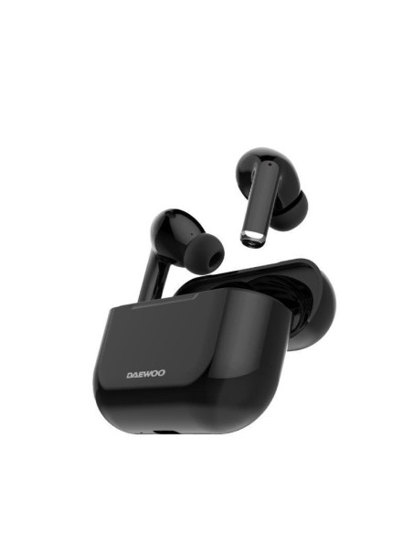 Auriculares bluetooth daewoo dw2001 con estuche de carga/ autonomía 6h/ negros