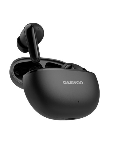 Auriculares bluetooth daewoo dw2004 con estuche de carga/ autonomía 5h/ negros