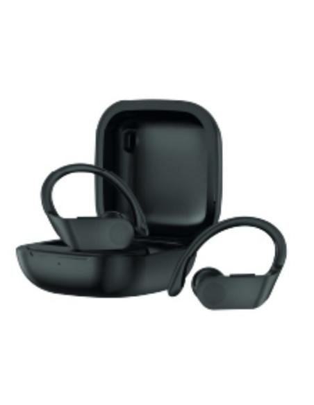 Auriculares deportivos bluetooth daewoo tws sport dw2012 con estuche de carga/ autonomía 3h/ negros