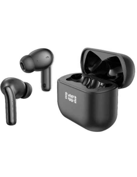 Auriculares bluetooth daewoo dw2022 con estuche de carga/ autonomía 5h/ negros