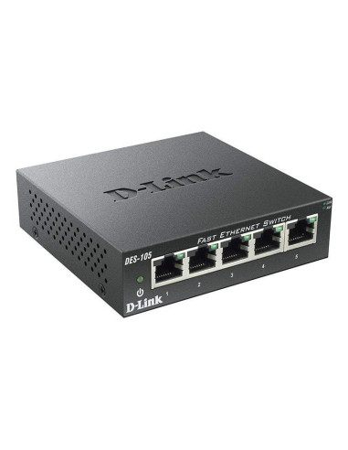 Switch d-link des-105 5 puertos/ rj-45 10/100