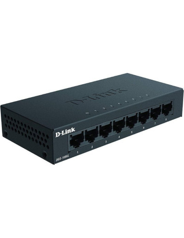Switch d-link dgs-108gl 8 puertos/ rj-45 10/100/1000