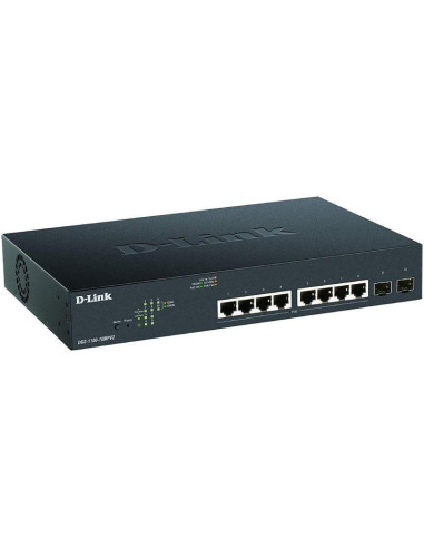 Switch d-link dgs-1100-10mpv2 10 puertos/ rj-45 gigabit 10/100/1000 poe/ sfp