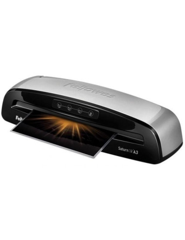 Plastificadora fellowes saturn 3i a3/ hasta a3 y 125 micras/ gris y negra