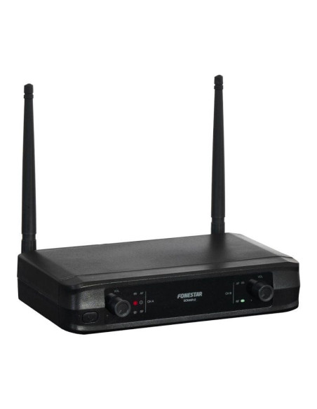 Micrófono inalámbrico doble mano y petaca uhf fonestar sonair-2mp/ incluye receptor