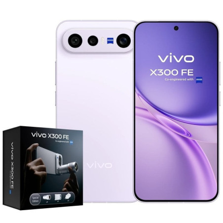 Smartphone vivo x300 fe 12gb/ 512gb/ 6.31'/ 5g/ púrpura/ incluye extensor teleobjetivo
