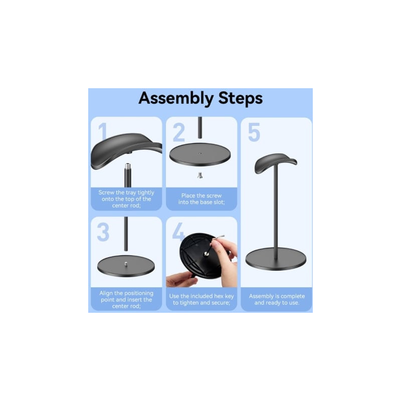 Soporte para auriculares vention ksob0