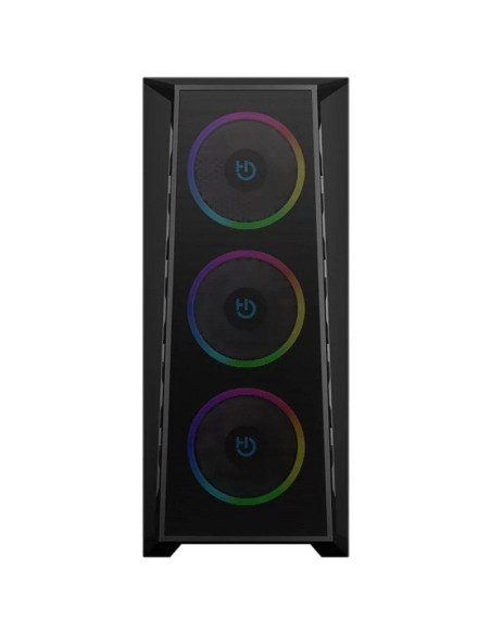 Caja gaming semitorre hiditec mh12 metal mesh