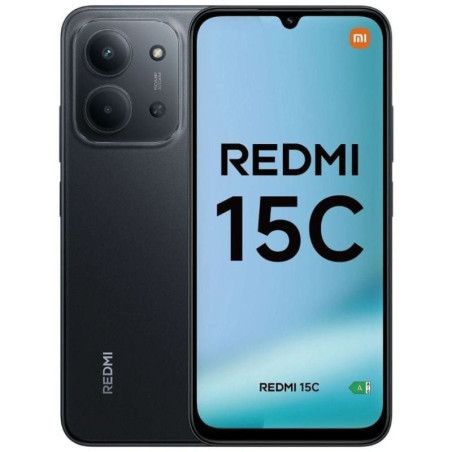 Smartphone xiaomi redmi 15c 4gb/ 256gb/ 6.9'/ negro