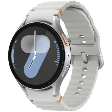 Smartwatch samsung galaxy watch 7/ notificaciones/ frecuencia cardíaca/ gps/ plata