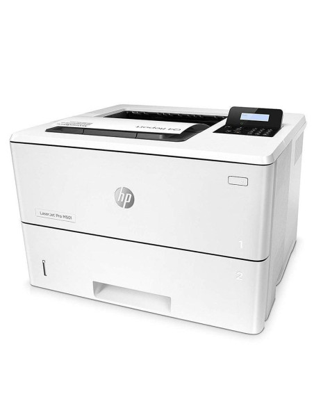 Impresora láser monocromo hp pro m501dn dúplex/ blanca