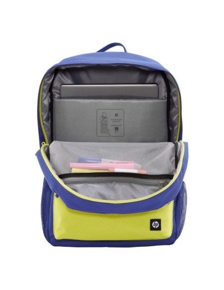 Mochila hp campus 7j596aa para portátiles hasta 15.6'/ azul y lima