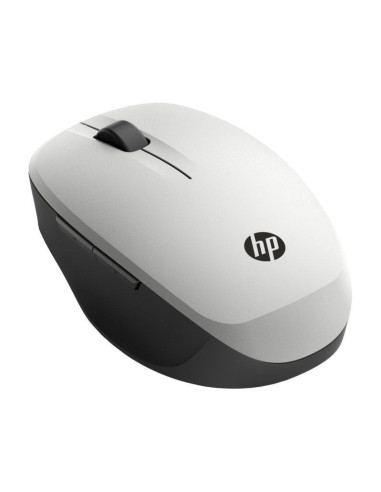 Ratón inalámbrico por bluetooth hp dual mode/ hasta 3600 dpi/ plata