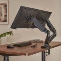 Soporte de Mesa con Contrapeso para 2 Monitores o TV Aisens DT32TSR-221/Giratorio/ Inclinable/ hasta 9kg