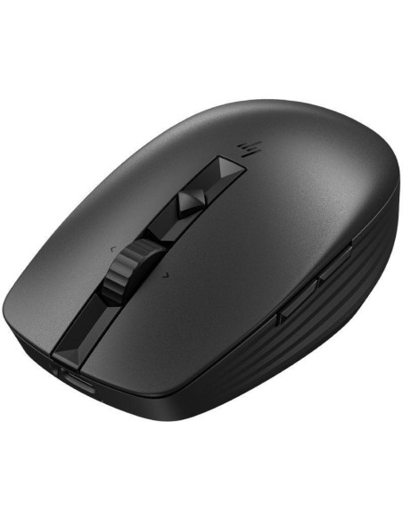 Ratón inalámbrico hp 715 multi/ batería recargable/ hasta 1200 dpi/ negro