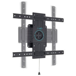 Soporte de pared giratorio/ inclinable/ nivelable tooq lp3780f-r para tv de 37-80'/ hasta 50kg