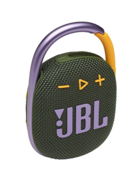 Altavoz con bluetooth jbl clip 4/ 5w/ 1.0/ verde