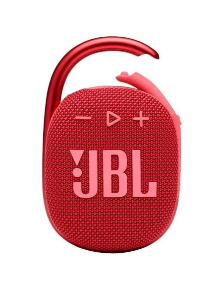 Altavoz con bluetooth jbl clip 4/ 5w/ 1.0/ rojo