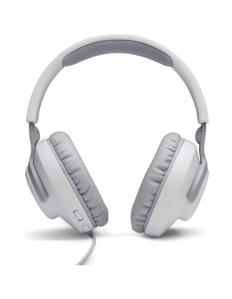 Auriculares gaming con micrófono jbl quantum 100/ jack 3.5/ blancos