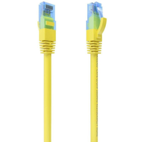 Cable de red rj45 awg26 cca utp aisens a135-0836 cat.6/ 3m/ amarillo