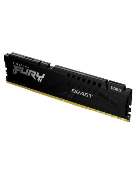 Memoria ram kingston fury beast 16gb/ ddr5/ 5200mhz/ 1.1v/ cl38/ dimm