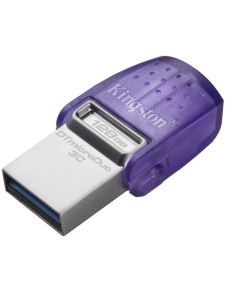 Pendrive 128gb kingston datatraveler microduo 3c usb 3.2