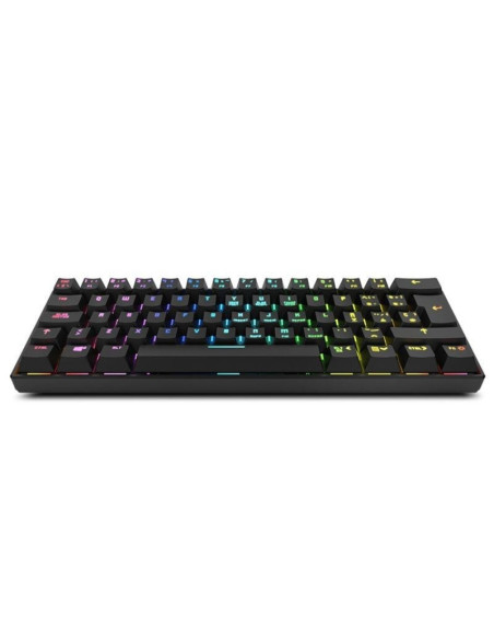 Teclado gaming mecánico inalámbrico krom kluster/ negro