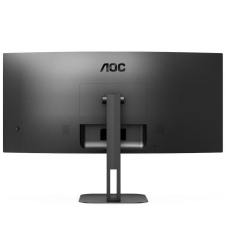 Monitor profesional ultrapanorámico curvo aoc cu34v5c/bk 34'/ wqhd/ multimedia/ negro