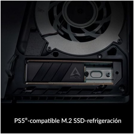Disipador térmico para ssd m.2 2280 arctic m2 pro/ negro