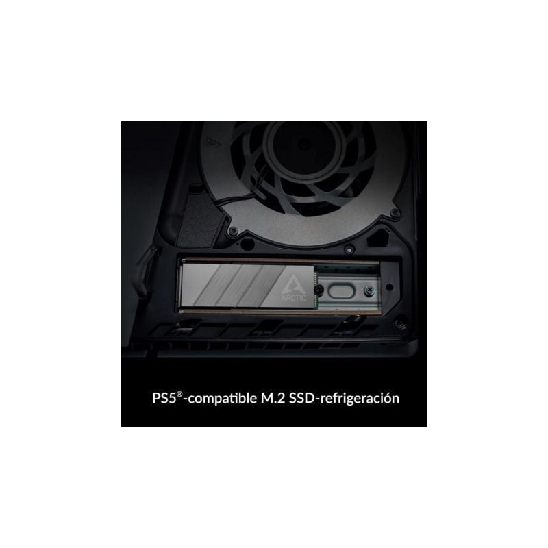Disipador térmico para ssd m.2 2280 arctic m2 pro/ plata