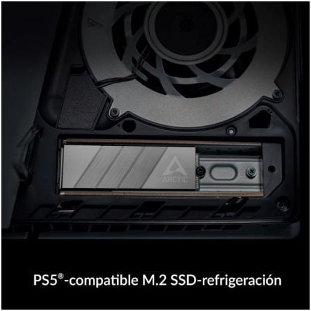 Disipador térmico para ssd m.2 2280 arctic m2 pro/ plata