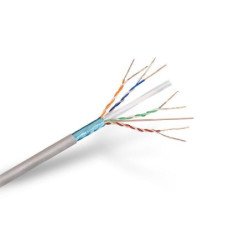 Bobina de cable rj45 ftp aisens a136-0282 cat.6/ 305m/ gris