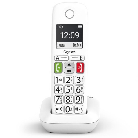 Teléfono inalámbrico gigaset e290/ blanco