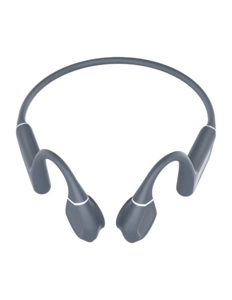 Auriculares inalámbricos deportivos de conducción ósea leotec osea kuri/ con micrófono/ bluetooth/ grises