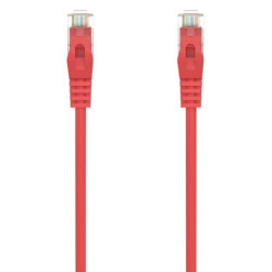 Cable de red rj45 awg24 utp aisens a145-0559 cat.6a/ lszh/ 1m/ rojo