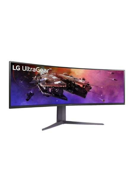 Monitor gaming ultrapanorámico curvo lg ultragear 45gr75dc-b 44.5'/ dual qhd/ 1ms/ 200hz/ va/ regulable en altura/ negro