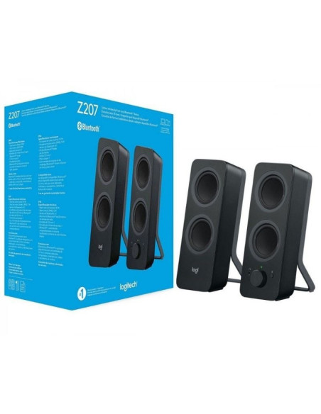 Altavoces con bluetooth logitech z207/ 10w/ 2.0
