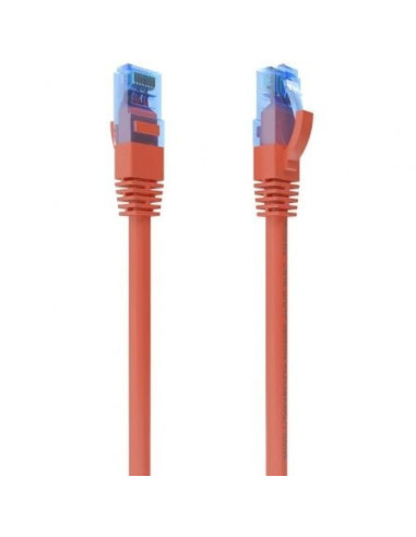 Cable de red rj45 awg26 cca utp aisens a135-0785 cat.6/ 25cm/ rojo