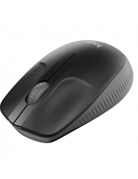 Ratón inalámbrico logitech m190/ hasta 1000 dpi/ gris marengo