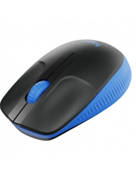 Ratón inalámbrico logitech m190/ hasta 1000 dpi/ azul
