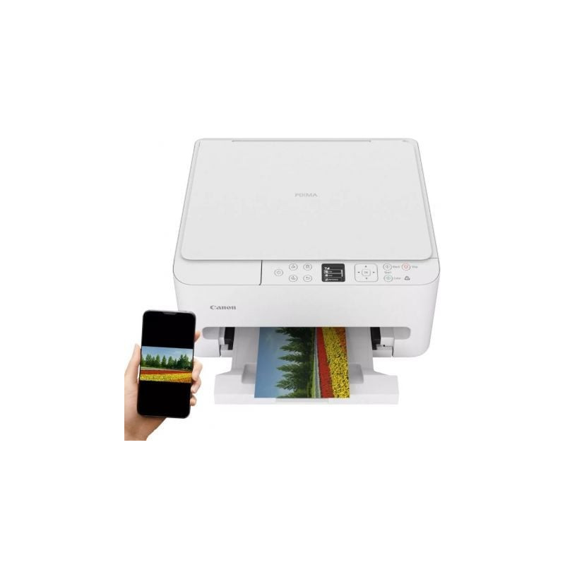 Multifunción fotográfica canon pixma ts6550i wifi/ dúplex/ blanca