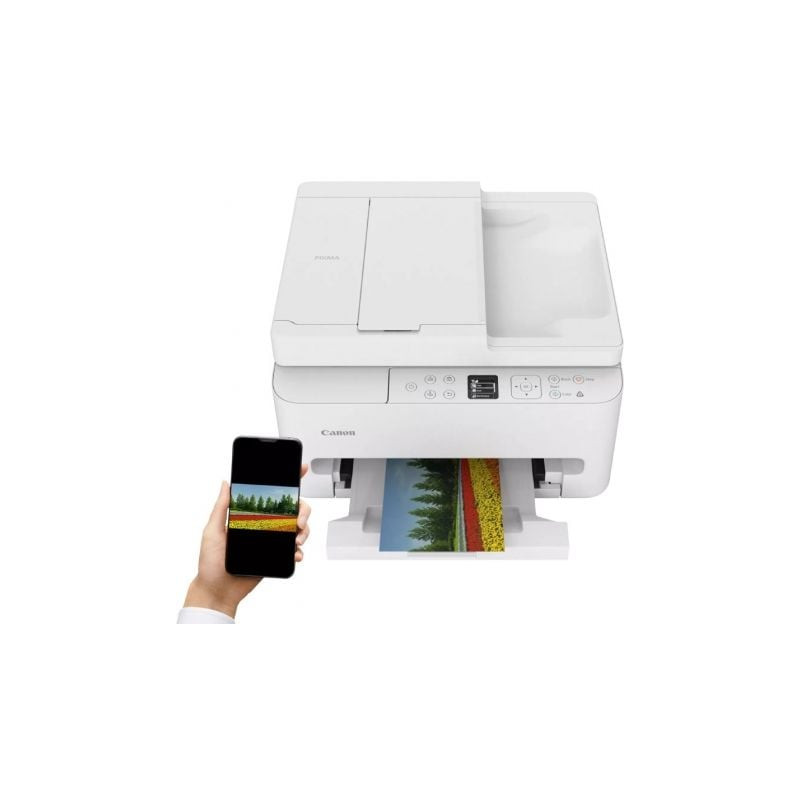 Multifunción canon pixma ts7550i wifi/ dúplex/ blanca
