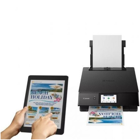 Multifunción fotográfica canon pixma ts8750 wifi/ dúplex/ negra