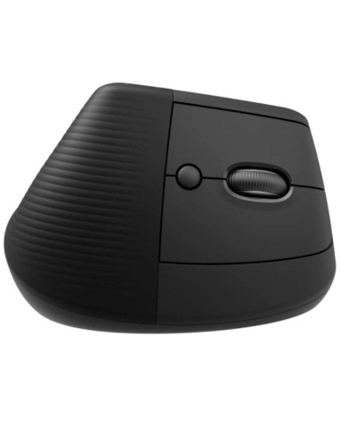 Ratón ergonómico inalámbrico por bluetooth/ 2.4ghz logitech lift vertical ergonomic mouse/ hasta 4000 dpi/ grafito